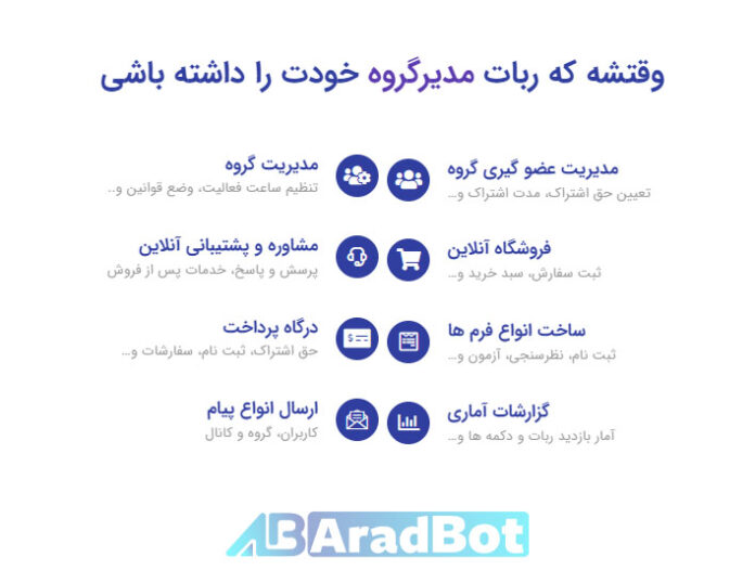 ربات مدیر تلگرام