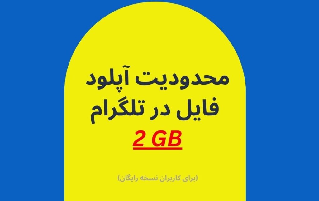 محدودیت فایل در تلگرام